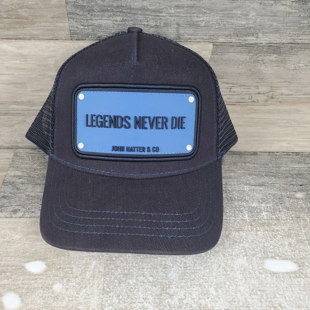 John Hatter & CO Mens Trucker‎ Hat One Size Legends Live Forever Snapback NWT